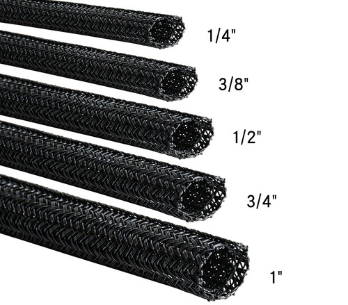Feet braided wire loom - braided,